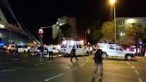 Policías y ambulancias en Jerusalén Policías y ambulancias en Jerusalén