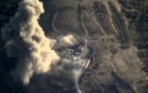 Un bombardeo ruso en Siria Un bombardeo ruso en Siria