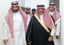 Mohamed Ben Salman-a la izquierda-y Mohamed Ben Nayef Mohamed Ben Salman-a la izquierda-y Mohamed Ben Nayef
