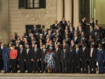 Dirigentes africanos y europeos en Malta Dirigentes africanos y europeos en Malta