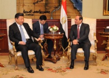 Xi, a la izquierda, con Sisi Xi, a la izquierda, con Sisi