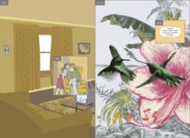 Un dibujo del comic Aquí de Richard McGuire Un dibujo del comic Aquí de Richard McGuire