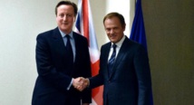 David Cameron-a la izquierda-y Donald Tusk