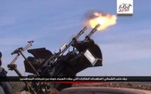 Artillería antiaérea de Ansar Ad Din, un grupo rebelde, en Alepo Artillería antiaérea de Ansar Ad Din, un grupo rebelde, en Alepo