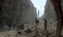 Una calle de Alepo Una calle de Alepo