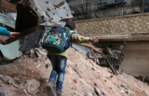 Un niño en Alepo, noroeste de Siria Un niño en Alepo, noroeste de Siria