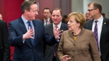 David Cameron y Angela Merkel