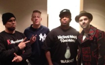 Macklemore, segundo por la izquierda Macklemore, segundo por la izquierda