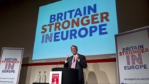 Lord Mandelson en un acto a favor de la permanencia en la Unión Europea Lord Mandelson en un acto a favor de la permanencia en la Unión Europea