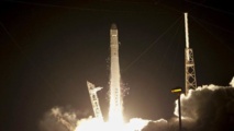 Un cohete de la empresa privada estadounidense Spacex