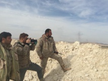 Soldados sirios cerca de Palmira Soldados sirios cerca de Palmira