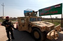 Soldados iraquíes en la base de Majmur Soldados iraquíes en la base de Majmur