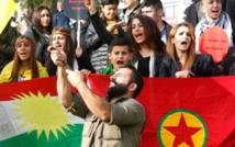 Manifestantes kurdos Manifestantes kurdos
