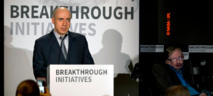 Yuri Milner-a la izquierda-y Stephen Hawking Yuri Milner-a la izquierda-y Stephen Hawking