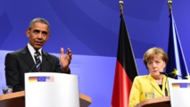 Obama-a la izquierda-y Merkel Obama-a la izquierda-y Merkel