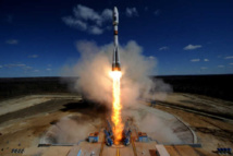 El cohete Soyuz despega de Vostochni
