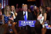 Trump en Nueva York tras la victoria en Indiana Trump en Nueva York tras la victoria en Indiana