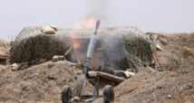 Kurdos sirios disparan con morteros al estado islámico Kurdos sirios disparan con morteros al estado islámico