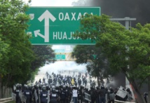 Policías en Oaxaca Policías en Oaxaca