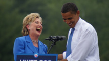 Hillary Rodham Clinton y Barak Obama