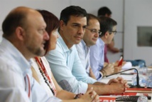 Pedro Sánchez en el comité federal del PSOE Pedro Sánchez en el comité federal del PSOE