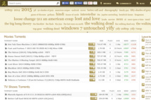 La página Kickasstorrents La página Kickasstorrents