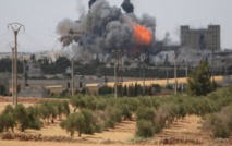 Un bombardeo en Manbij