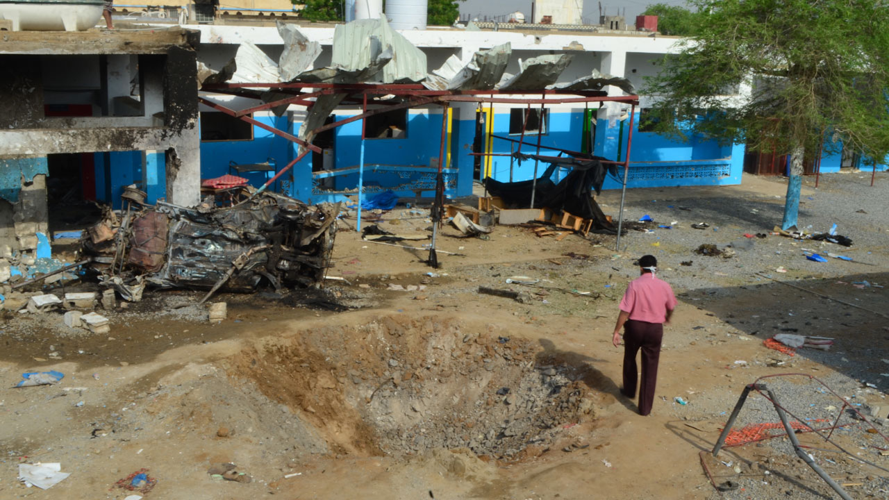 El hospital bombardeado por los saudís