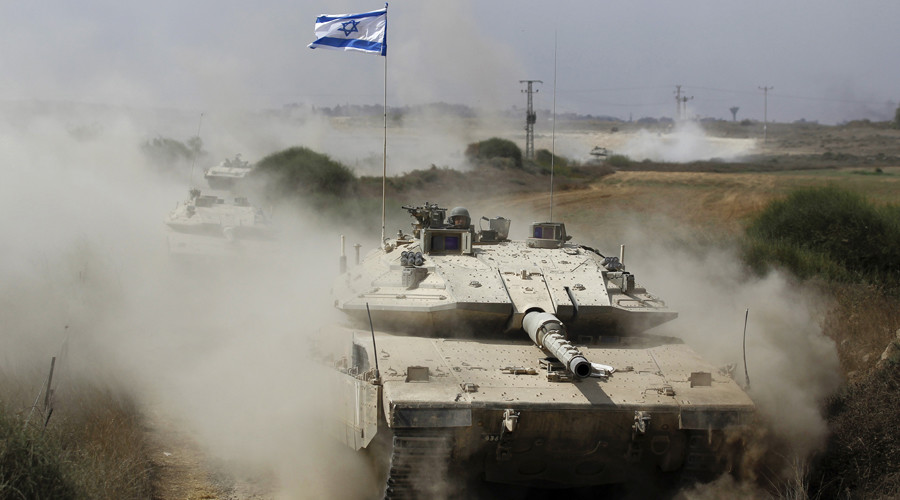 Un tanque israelí