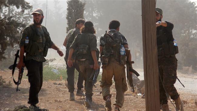 Milicianos del frente Fath Us Sham(Conquista de Siria, antiguo An Nusra)