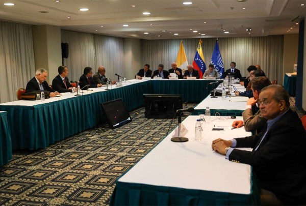 La mesa de diálogo en Venezuela