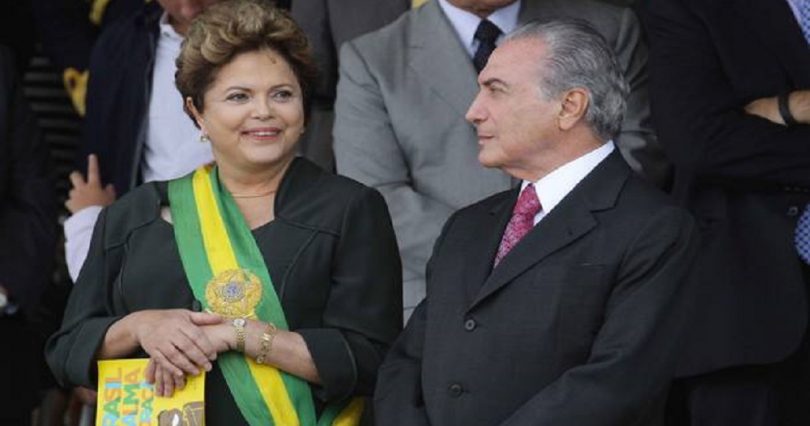 Dilma Rousseff y Michel Temer cuando gobernaban juntos