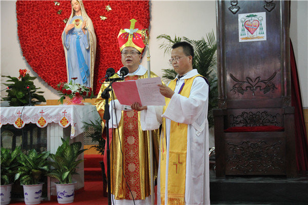 Un obispo cristiano reconocido por el gobierno chino
