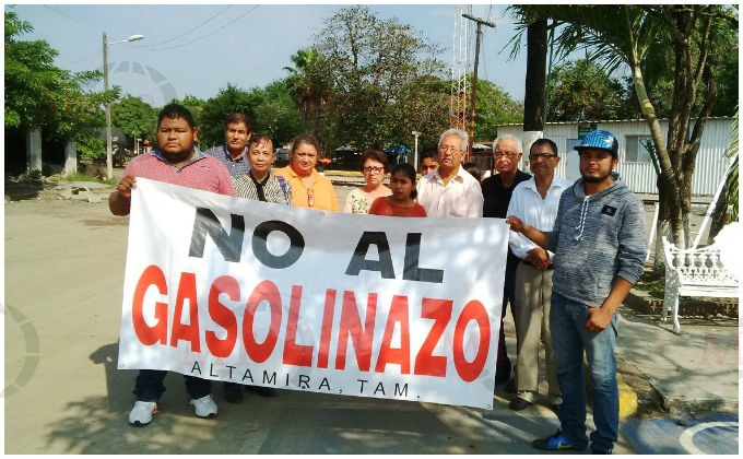 Protesta contra el gasolinazo