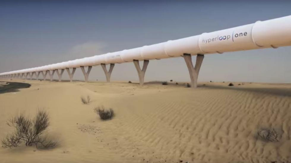 Las obras de Hyperloop en Dubai