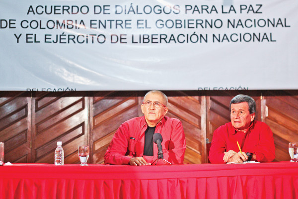 Gobierno colombiano y guerrila del ELN se reúnen por tercer día consecutivo