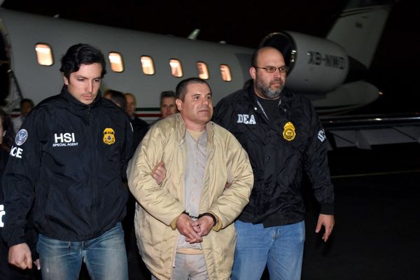 El Chapo a su llegada a Estados Unidos