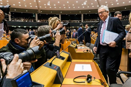 Jean-Claude Juncker en el parlamento europeo