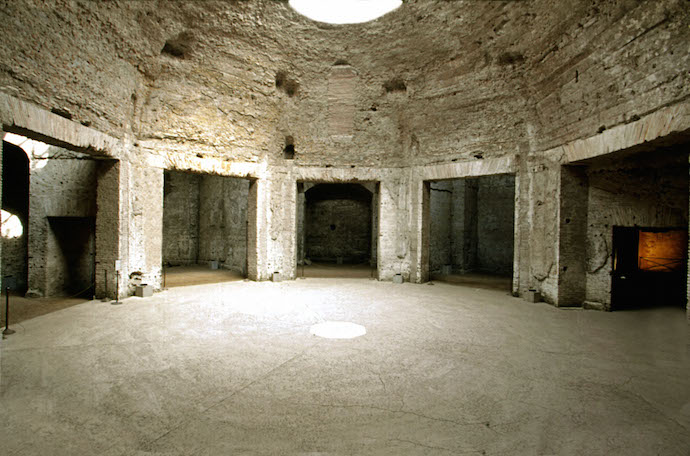 Una sala de la Domus Aurea