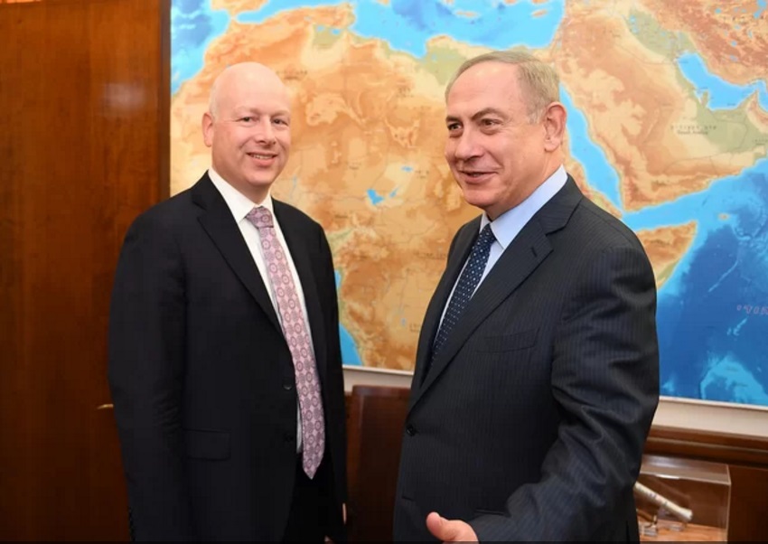 Greenblatt-a la izquierda-y Netanyahu