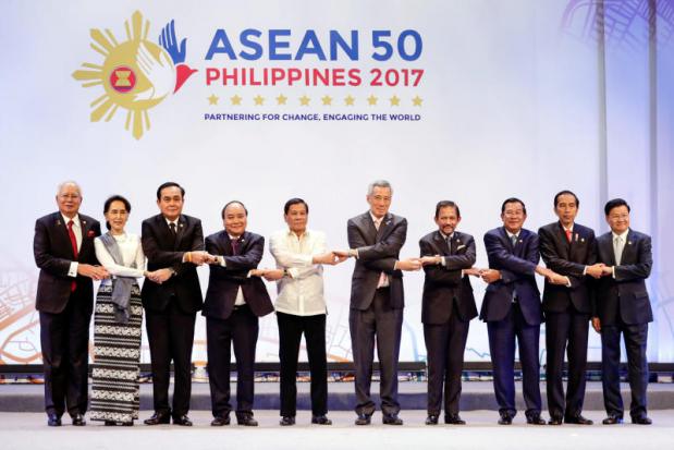 Los presidentes de los países de ASEAN