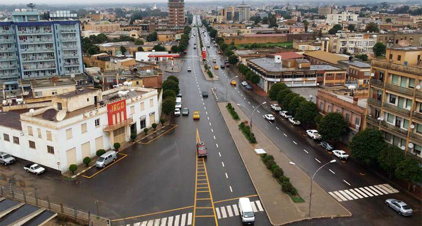 El centro de Asmara