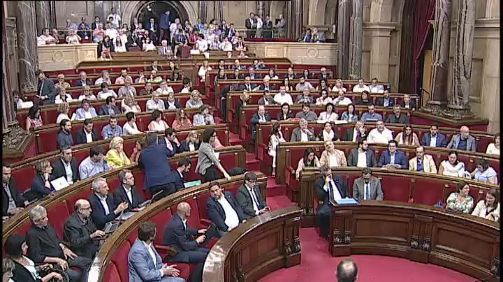 El parlamento catalán