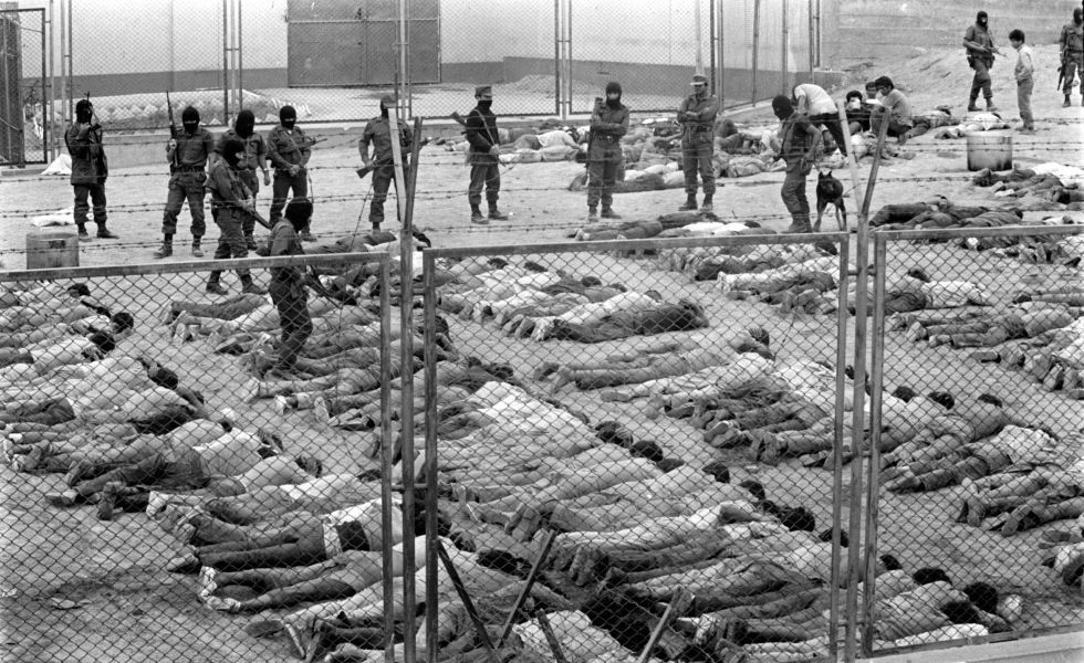 Presos en la cárcel del Frontón en 1986