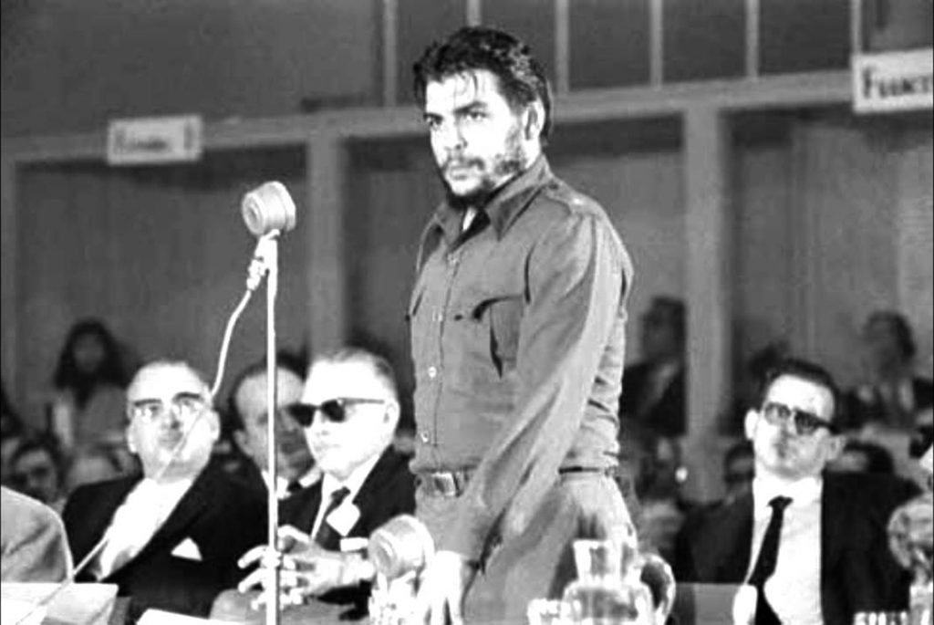 Ernesto Che Guevara en Uruguay en 1961