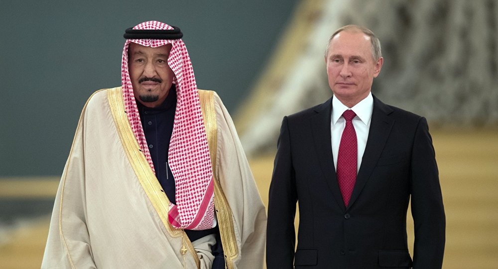 El rey Salman y Putin