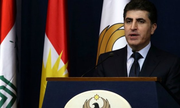 El presidente del gobierno del Kurdistán iraquí Nechirvan Barzani