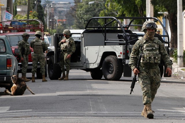 Militares en la Ciudad de México