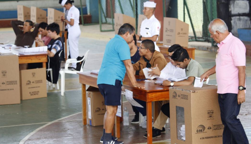 Un momento de la votación