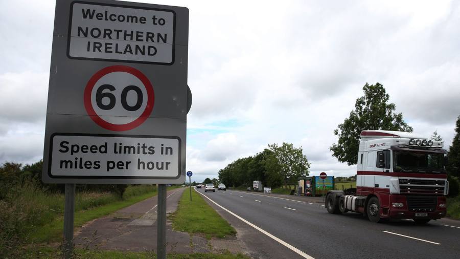 La frontera entre Irlanda e Irlanda del Norte